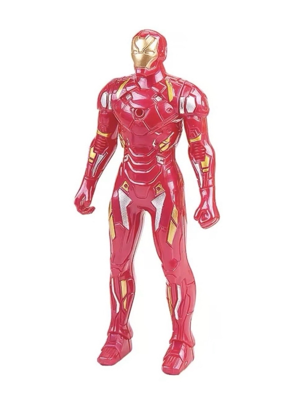 Red and Gold Superhero Figure Action Toy - Home Party Supplies